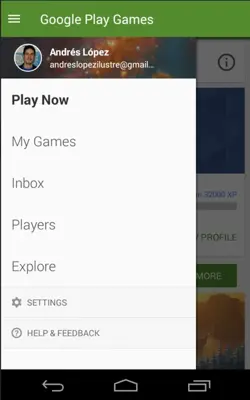 Google Play Games android App screenshot 2